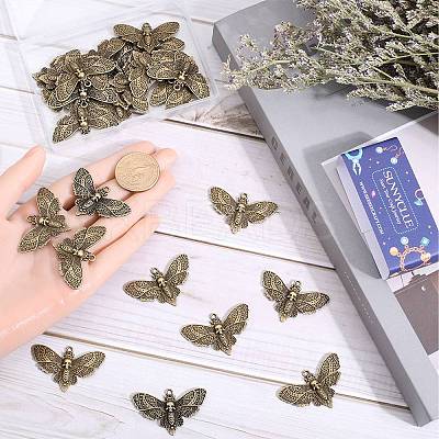30Pcs Tibetan Style Alloy Pendants FIND-SC0006-91-1