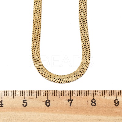 PVD Vacuum Plating 304 Stainless Steel Snake Chains Necklaces NJEW-O058-29G-1