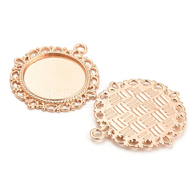 Zinc Alloy Pendant Settings for Cabochon & Rhinestone LS-PALLOY-A15290-RG-LF-1