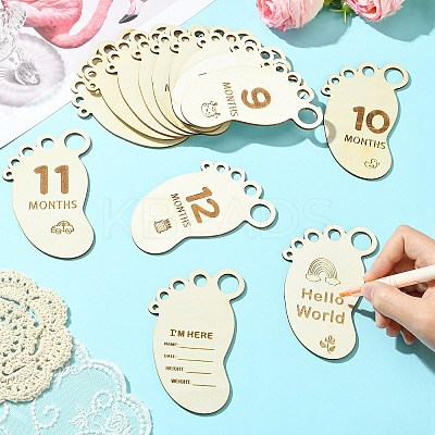 Baby Newborn Announcement Sign DIY-CJC0017-02-1
