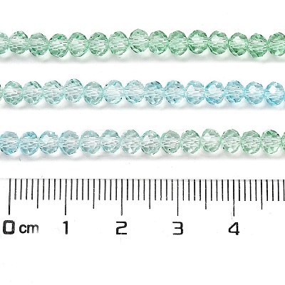 Transparent Painted Glass Beads Strands DGLA-A034-T3mm-A16-1