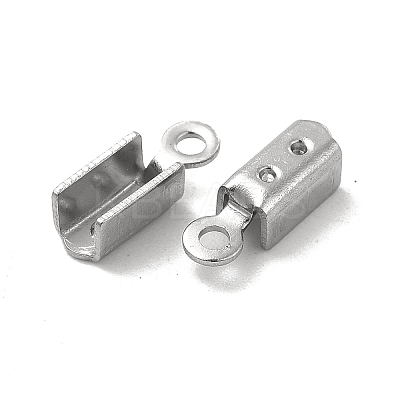 Tarnish Resistant 304 Stainless Steel Folding Crimp Ends STAS-P319-40P-1