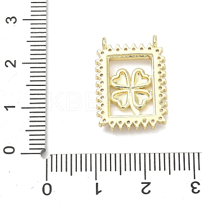 Brass Micro Pave Cubic Zirconia Pendants KK-K417-19C-G-1