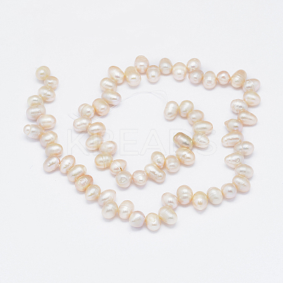 Natural Cultured Freshwater Pearl Beads Strands PEAR-G004-01D-01-X-1