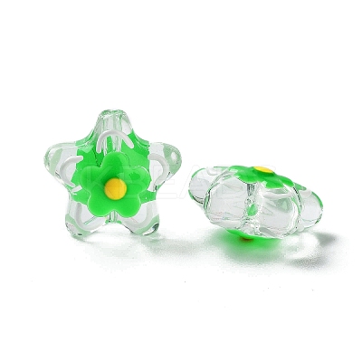 Transparent Glass Beads LAMP-H065-02B-1