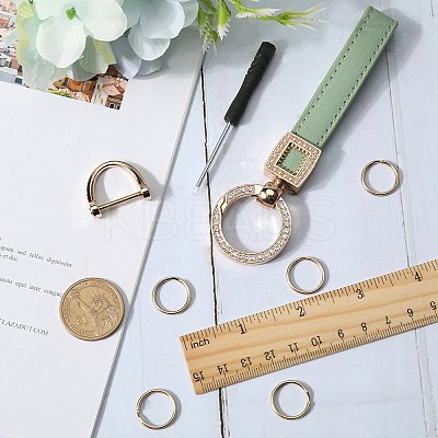 Imitation Leather Keychain Holder DIY-WH0349-90A-1