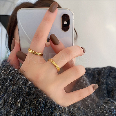 304 Stainless Steel Finger Rings for Women FS-WGDEA2D-01-1