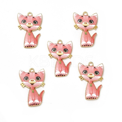 Alloy Enamel Pendants ENAM-M046-10G-M-1