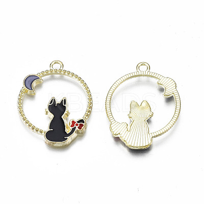 Alloy Enamel Pendants ENAM-S115-193-1