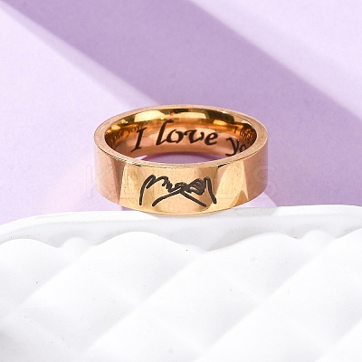 304 Stainless Steel Finger Rings RJEW-G352-01G-1