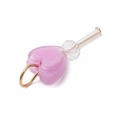 Acrylic & Glass Pendants PALLOY-JF03521-02-1