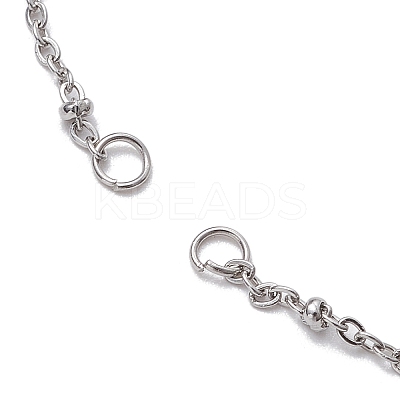 304 Stainless Steel Satellite Chain Bracelet Making AJEW-JB01300-02-1