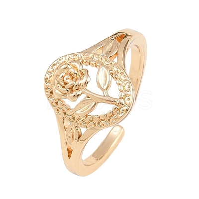 Brass Cuff Open Rings for Women CU-CBAA973-05G-1