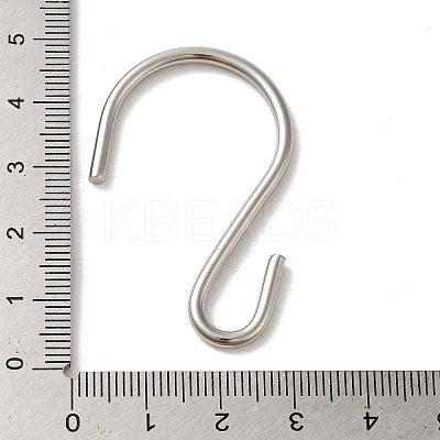 Non-Tarnish 304 Stainless Steel S-Hook Clasp STAS-C085-03J-P-1