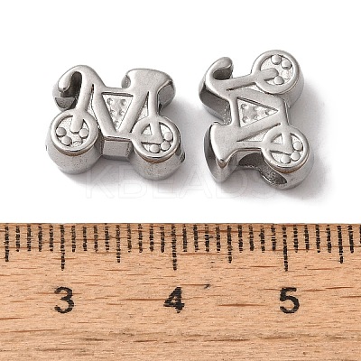 Non-Tarnish 304 Stainless Steel European Beads STAS-I305-198P-1