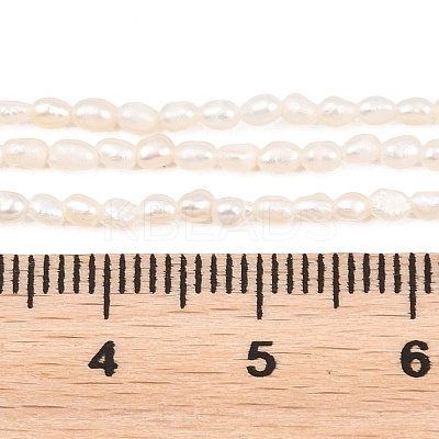 Natural Cultured Freshwater Pearl Beads Strands PEAR-D003-01D-02-1