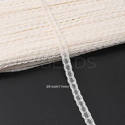 Lace Trim Nylon Ribbon for Jewelry Making ORIB-L005-35-1