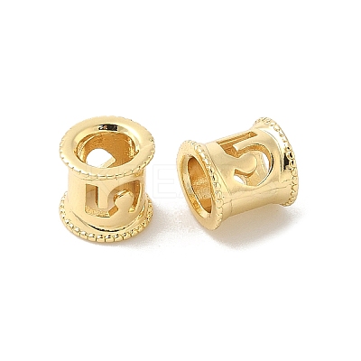 Brass European Beads KK-B166-01G-5-1