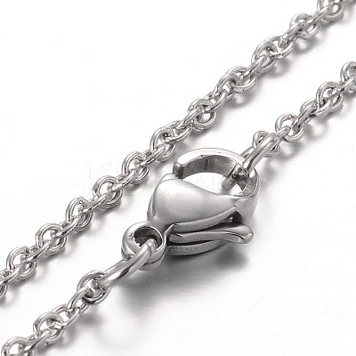 Tarnish Resistant Stainless Steel Cable Chain Bracelets X-BJEW-JB01930-1