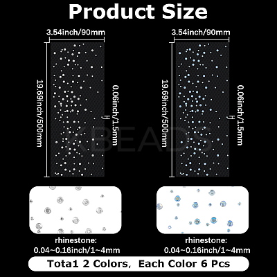 Glass Hotfix Rhinestone DIY-CY0001-01F-1
