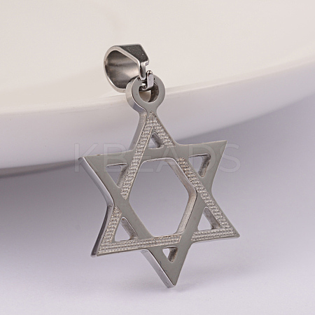 Tarnish Resistant 304 Stainless Steel Pendants LS-STAS-M245-24P-1