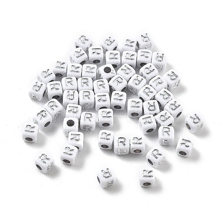 Opaque Acrylic Beads OACR-D282-06R-1