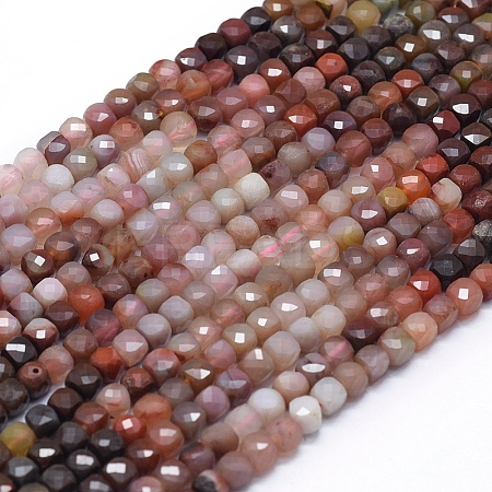 Natural Multi-Color Agate Beads Strands G-D0013-24-1