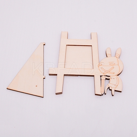 Unfinished Natural Wood Photo Frames DIY-WH0175-79-1
