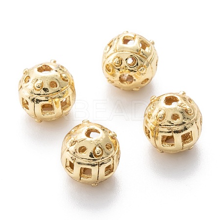 Alloy Hollow Beads PALLOY-P238-20G-RS-1