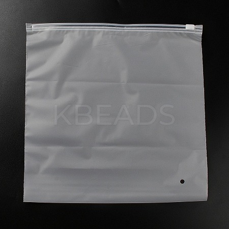 Transparent PE Jewelry Zip Top Storage Bags ABAG-H114-01F-1