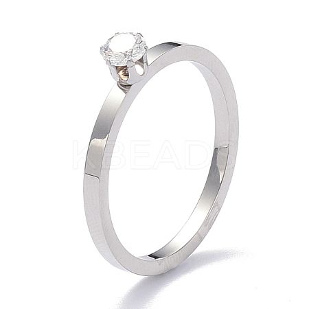 304 Stainless Steel Finger Rings RJEW-J071-13-P-1