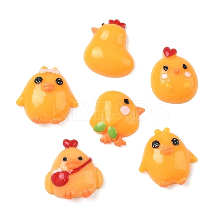 Cartoon Opaque Resin Cabochons RE-CBA2A92-02-1