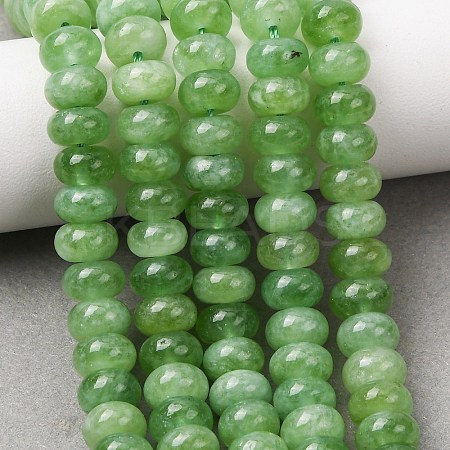 Natural White Jade Beads Strands G-E507-01-05-1
