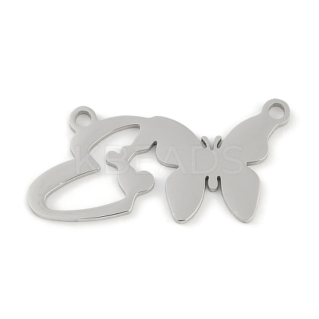Non-Tarnish 304 Stainless Steel Pendants STAS-L279-002P-E-1