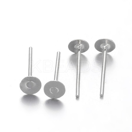 Rack Plating Iron Ear Studs Findings LS-IFIN-M029-06P-NR-1