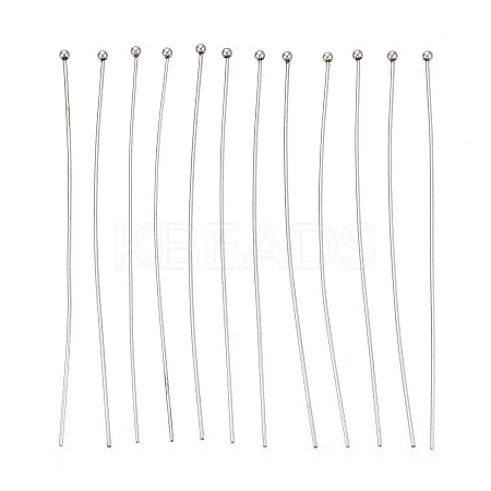 304 Stainless Steel Head Pins STAS-T065-70mm-20P-1