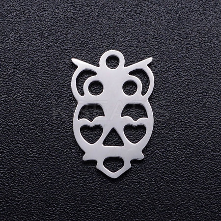 Tarnish Resistant 201 Stainless Steel Hollow Charms LS-STAS-Q201-JN275-1-1