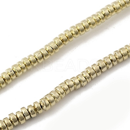 Electroplated Synthetic Non-magnetic Hematite Beads Strands G-H327-H01-01E-1