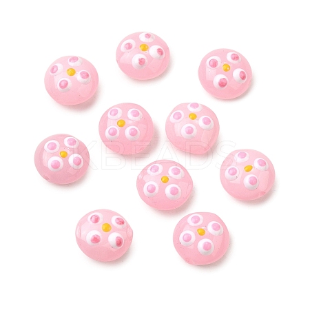 Transparent Glass Enamel Beads LAMP-S079-01C-1