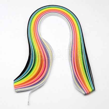160Strips 22 Colors 10MM Wide Quilling Paper Strips DIY-R025-06-1