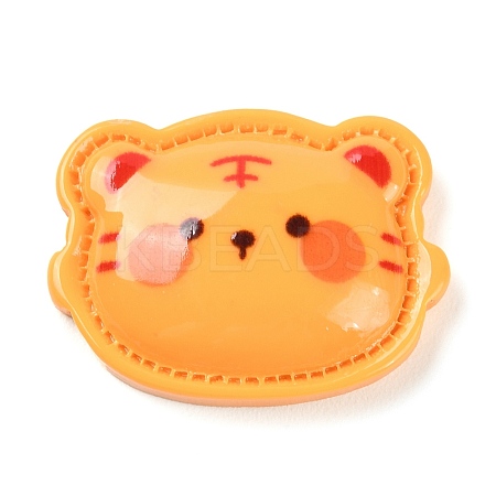 Animal Theme Opaque Resin Cabochons RESI-E046-01B-1