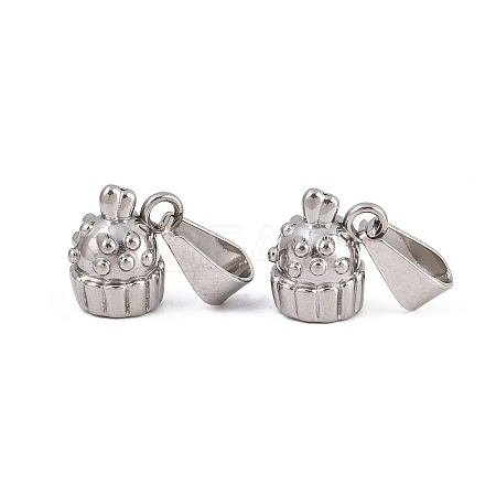 304 Stainless Steel Pendants STAS-B167-21C-P-1