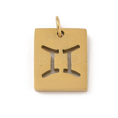 304 Stainless Steel Charms STAS-R001-03G-03-1