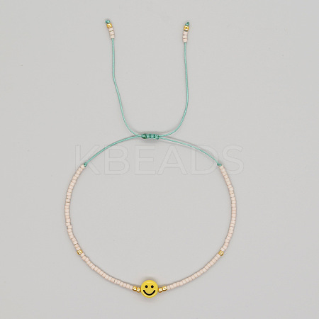 Bohemian Glass Seed Beads Braided Bead Bracelets JT0778-1-1
