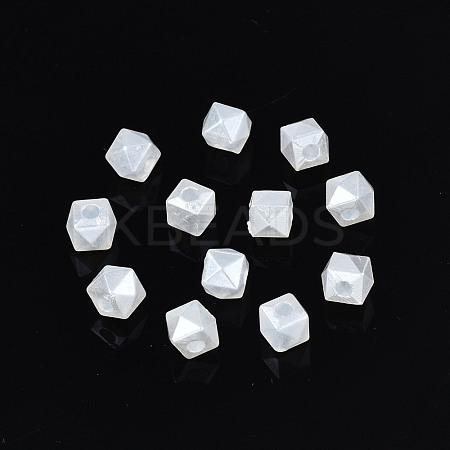 ABS Plastic Imitation Pearl Beads OACR-N008-112-1