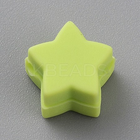 Star Silicone Focal Beads SIL-TAC0008-08H-1