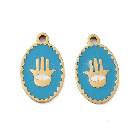 Ion Plating(IP) 316 Surgical Stainless Steel Pendants STAS-U014-59G-02-1