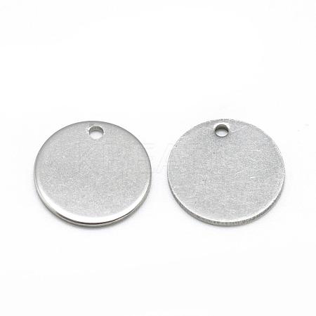 201 Stainless Steel Stamping Blank Tag Pendants STAS-Q213-02-40mm-1