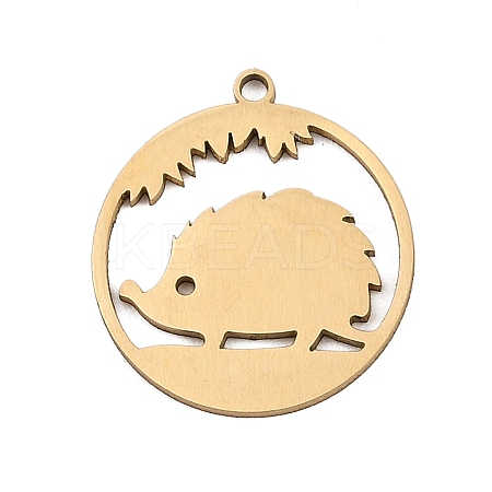201 Stainless Steel Pendants STAS-Z155-07G-1