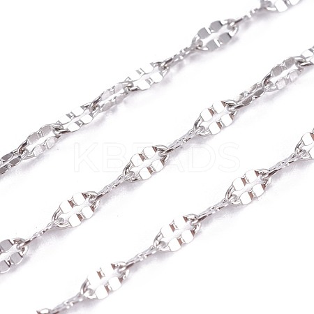 304 Stainless Steel Dapped Chains STAS-I107-03P-1